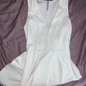 Lulu’s White Skater Dress